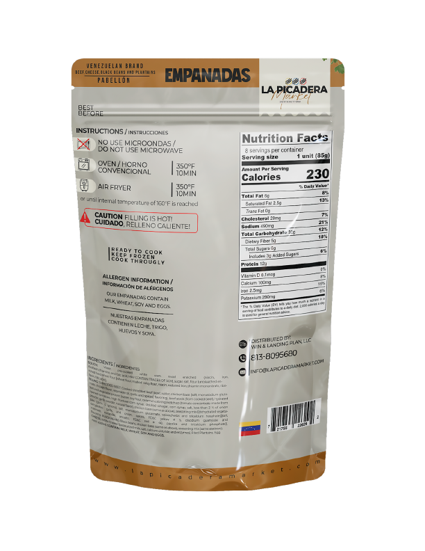 Empanadas Gourmet Pabellon | 8 Units