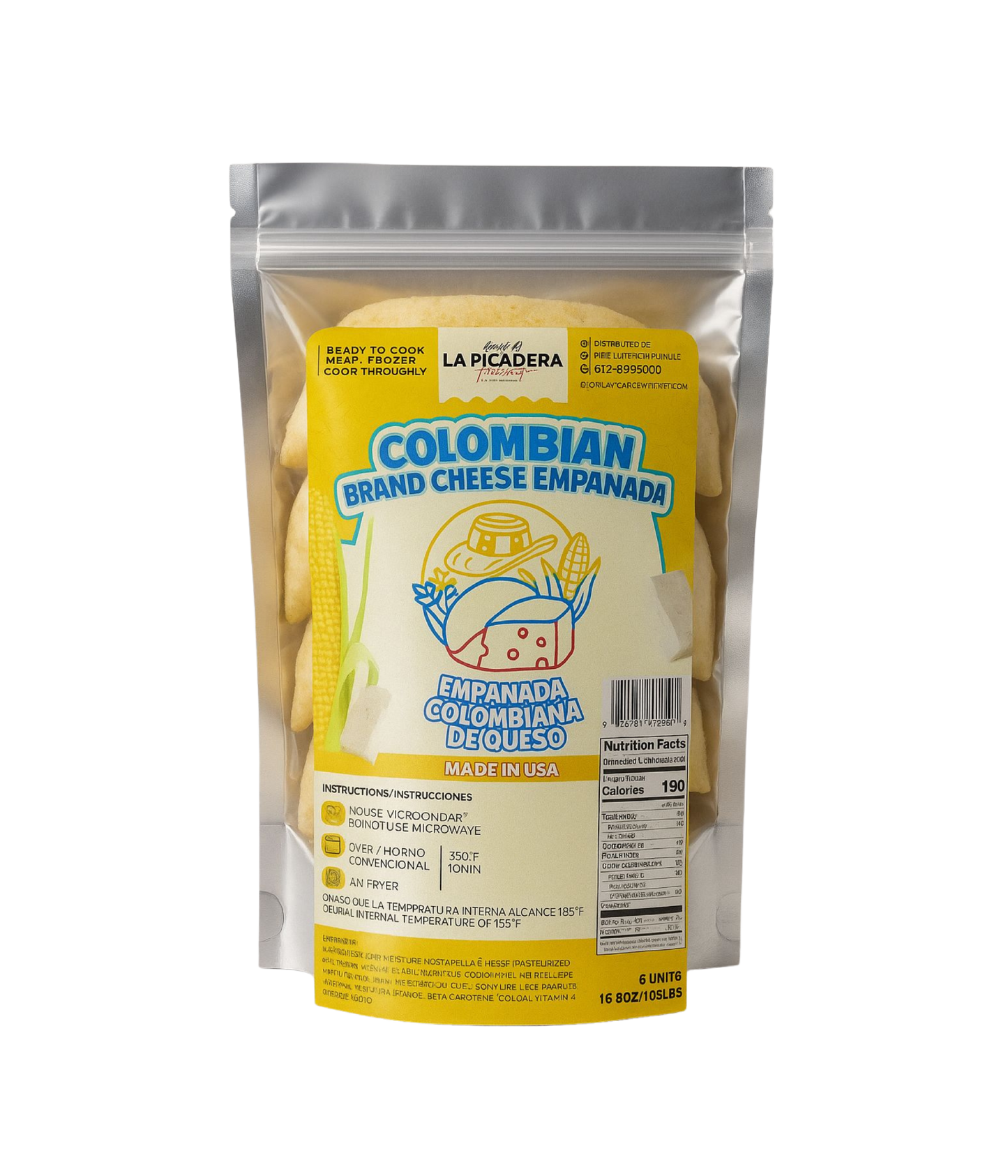 Colombian Cheese Empanada | 6 Units