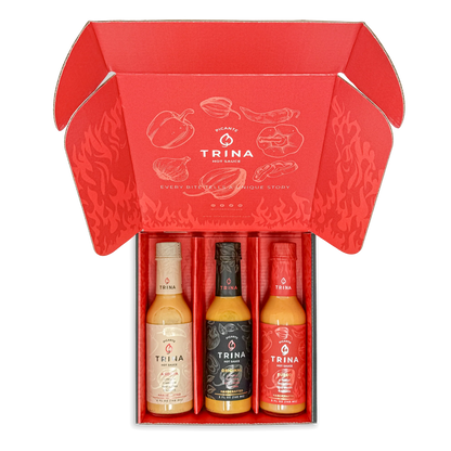 Pack Variado de Salsas Picantes Trina – 3 Botellas