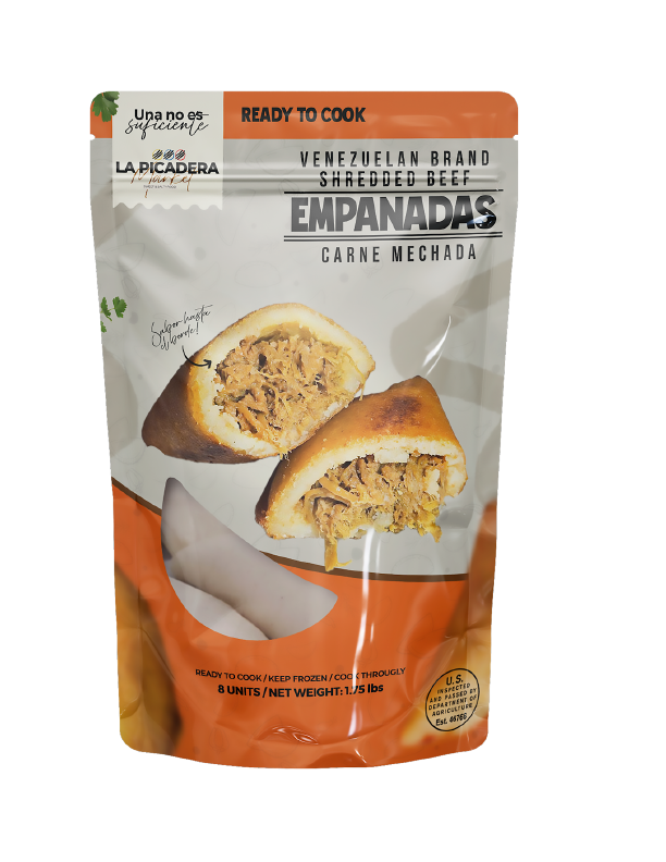 Empanadas Gourmet Carne Mechada | 8 Unidades