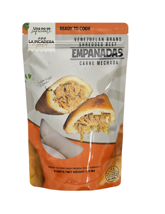 Empanadas Gourmet Shredded Beef | 8 Units