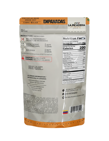Empanadas Gourmet Ground Beef | 8 Units