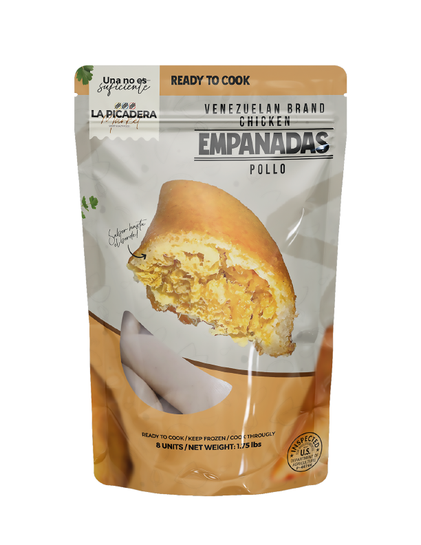 Empanadas Gourmet Shredded Chicken | 8 Units