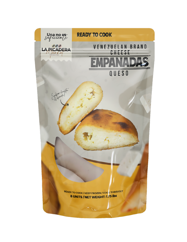 Empanadas Gourmet Queso Rallado | 8 unidades