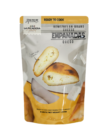 Empanadas Gourmet Queso Rallado | 8 unidades