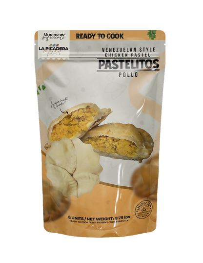 Pastelitos Gourmet Pollo Mechado | 8 Unidades