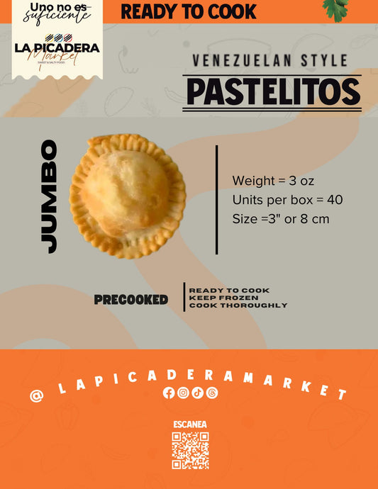 Pastelitos Jumbo | 40 Units