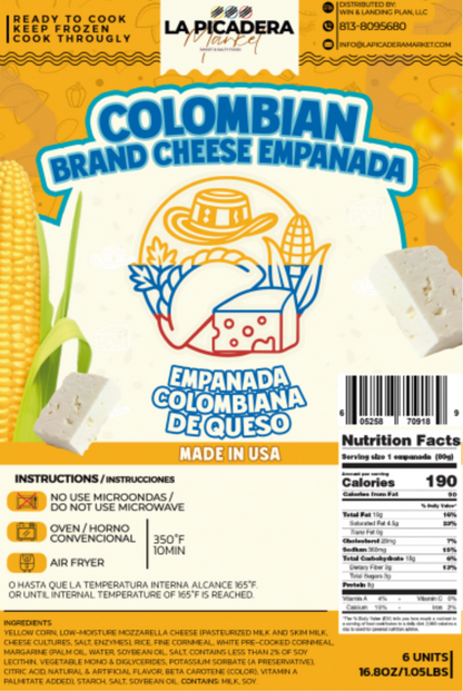 Colombian Cheese Empanada | 6 Units