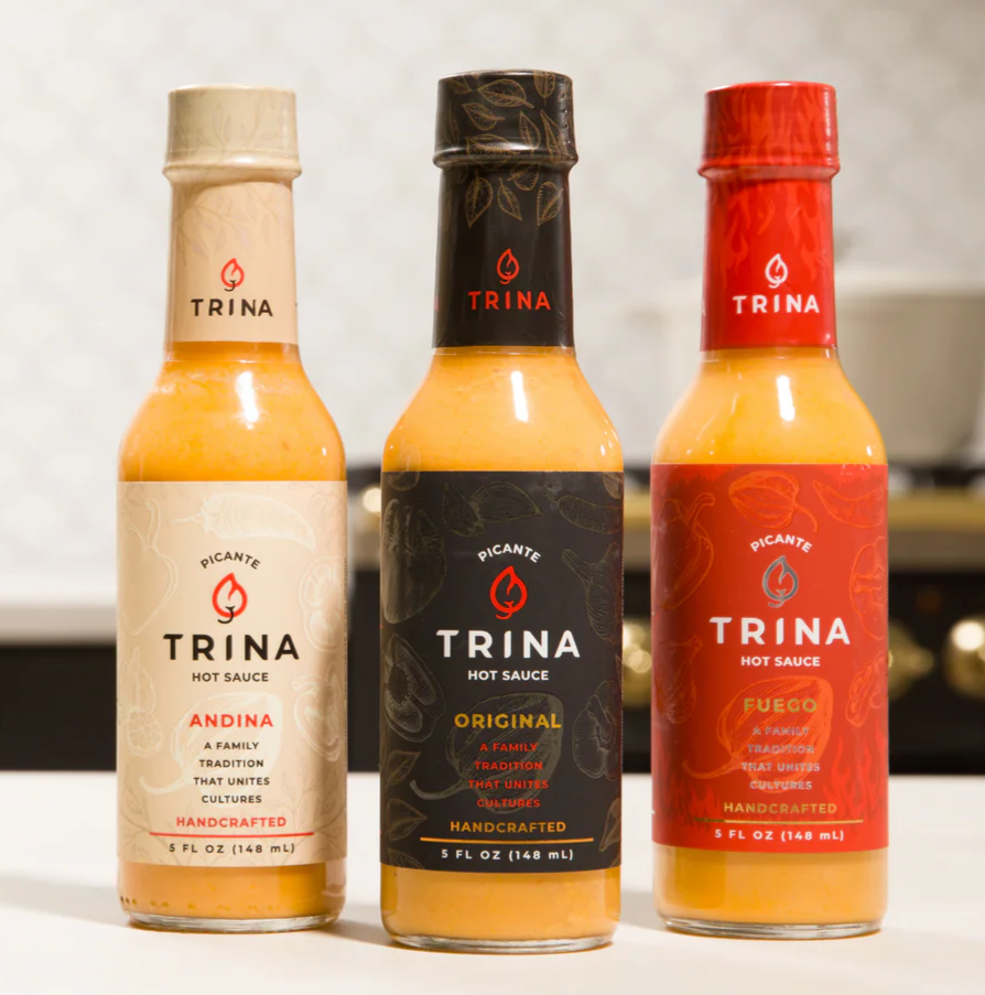 Trina Hot Sauce Variety Pack - 3 bottles